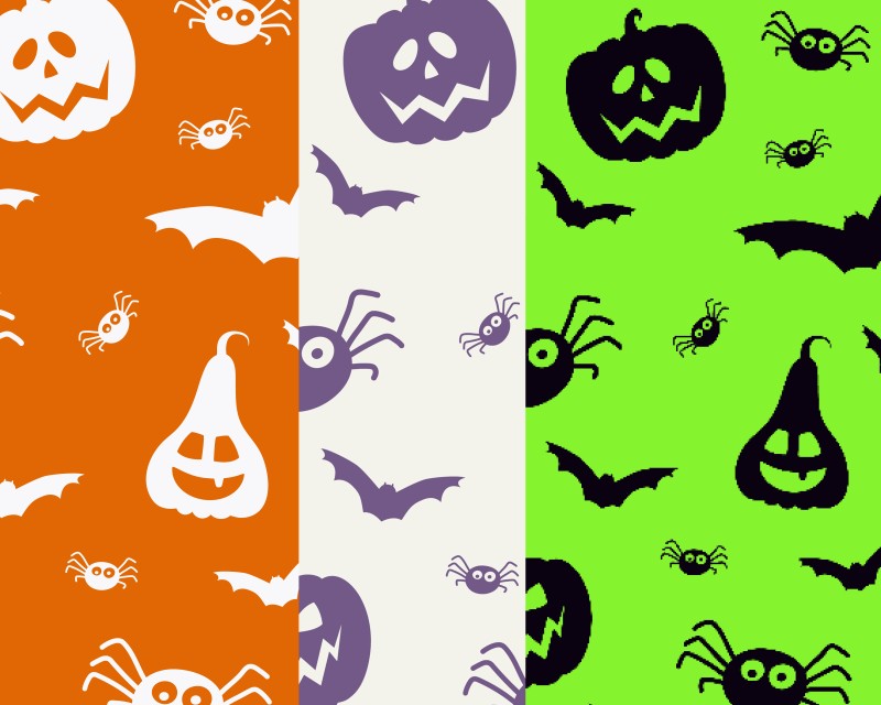 MP Polycotton Festive Pumpkins